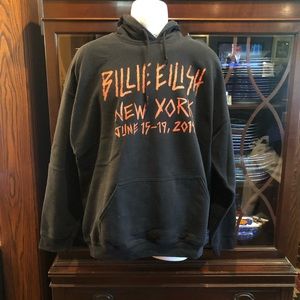Billie Eilish New York concer sweatshirt hoodie - size XL